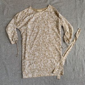 Tan and White Marble Micheal Kors Dress